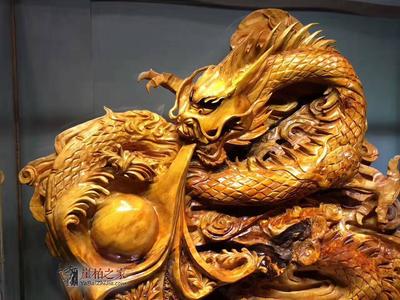 太行崖柏陳化料精品《龍馬精神》商務送禮佳品